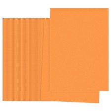 Orange Red Color Copy Paper 100 Sheets 8.3x5.9