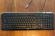 HP Enhanced Multimedia Keyboard USB Wired Black Model KB-0630 picture