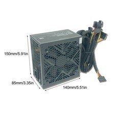 Desktop computer power supply For XinHang PS650Pw 700W Black Silent picture