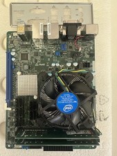 AsRock RoHS H110E1 Motherboard With I3 CPU  + 8GB RAM  COOLING FAN Intel G3930TE picture