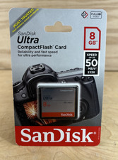 SanDisk Ultra 8GB Compact Flash Memory Card 50MB  8GB SDCFHS-008G-AW46 NEW picture