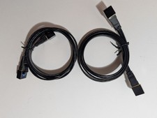 PRIMEWIRE ETHERNET CABLE RJ45 CAT. 8 U/FTP BLACK FLAT FLAT 1 METER picture
