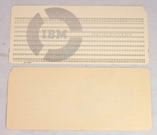 2 NOS Vintage IBM Datacenters 80 Column Computer Punch Cards F19936 picture