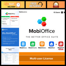 Multi-User 4-in-1 Office Suite for Windows | Word Processing, Spreadsheets, Pres picture