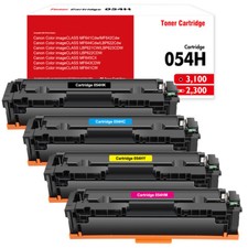 4PK Toner Cartridge for Canon 054 H Imageclass MF640C MF644cdw MF642cdw LBP620 picture
