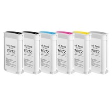 6Colors For HP70 HCompatible Ink Cartridge For HP Z2100 Z3200 Z5200 Z5400 Z3100 picture