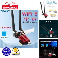 Fenvi WiFi 5 AC1200 PCIe Wireless Network Card Dual Band Bluetooth picture