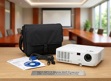 NEC NP115 DLP Portable Projector XGA 1024x768 2500 ANSI w/ Case Cables picture