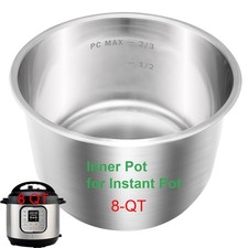Replacement Pot for Instant Pot 8Qt, 304 18/8 Stainless Steel Inner Pot for I... picture