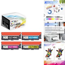 CLT-406S Toner Cartridge Compatible for Samsung C460FW C410W 4-Pack picture