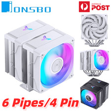 JONSBO CPU Cooler 6 Heat Pipes 4 Pin Cooling Fan RGB PWM Heatsink Intel AMD AU picture