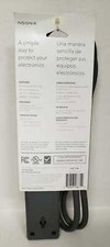  Insignia- 6-Outlet Surge Protector Strip with USB Charger - Black picture