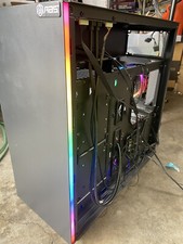 Read Description Rosewill ATX Mid Tower RGB Gaming Computer Case Prism S500 picture