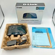 D-Link DGS-1008G 8-Port Desktop Ethernet Switch For Fast Data Transfers & Gaming picture