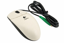 NEW Logitech Optical PS/2 PS2 Mouse Beige M-SBF69 picture
