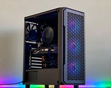 Stock Trading PC Entry Level Quad Monitor Ready RYZEN 7 32GB RAM 1TB SSD RGB picture