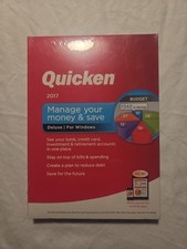 Intuit Quicken 2017 Deluxe For Windows Brand New Sealed READ BEFORE PURCHASING picture