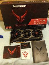 PowerColor Red Devil RX 5700 XT AMD Radeon Full RGB– Serviced, Tested, box picture