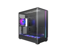 MONTECH KING 45 PRO KING45PB ATX PC Case Curved Panoramic Glass Black picture