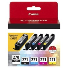 5 packs Genuine Canon PGI-270 CLI-271 Setup Ink Cartridges No Box for Pixma picture