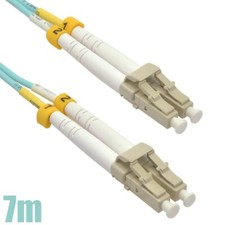 7m 23ft LC/LC 50/125 10Gb OM3 Duplex MultiMode Optic Fiber Optics Patch Cable picture