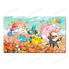 Board Game Pokemon Center Table Playmat TCG CCG Mat Gaming Play Pad Mousepad picture