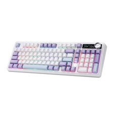 AJAZZ AK980 Mechanical Keyboard with Smart Display & Knob,98% Wireless Keyboa... picture