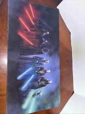 Star war Large Gaming Mouse Pad Waterproof  light colorful Yoda, darth  Vader picture