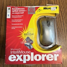Vintage 2000 MICROSOFT Intellimouse Explorer Optical Technology - Original Box  picture