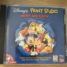 Disney Interactive Print Studio Mickey & Crew Deluxe Edition Windows CD picture