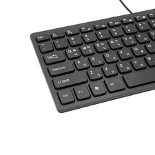 Wired Korean Keyboard 78 Keys Spill Proof USB Plug And Play Slim picture