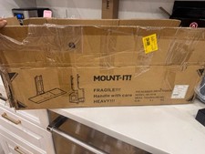 Mount-It Monitor and Keyboard Wall Mount, Height Adjustable Standing VESA Keybo picture