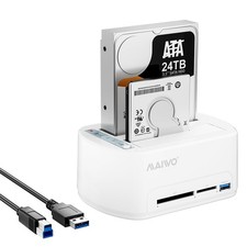 SATA to USB 3.0 Dual-Bay Hard Drive Docking Station with Offline Clone for 2.... picture