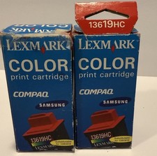 Lexmark Genuine Original Color Print Cartridge 13619HC for Compaq Samsung picture