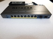 NETGEAR PROSAFE GS110TP V2 8 PORT GIGABIT POE MAX 2 SFP MANAGED SMART SWITCH 46W picture