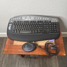 Microsoft Wireless Desktop Elite 1011 Keyboard & Receiver Combo EUC picture