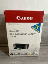 Canon CLI-42 Genuine Ink 8 Pack PIXMA PRO-100 6384B007 Sealed OEM ChromaLife100+ picture