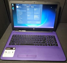 HP 15 Purple Laptop AMD A12 9700P 8GB 1TB Radeon R7 Windows 11 German Import picture