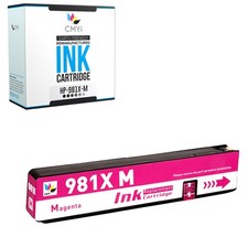 Compatible CMYi Black Color Ink Cartridges Lot fits HP 981X for PageWide picture