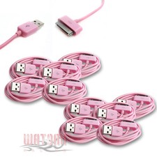 10X 10FT USB 30PIN PINK CABLE DATA CHARGER FOR GALAXY TAB 7.0 PLUS 8.9 10.1 picture