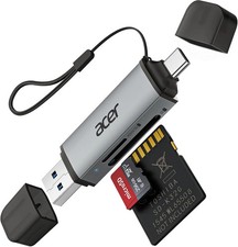 acer SD Card Reader USB C, Dual Slots USB Type C to Micro SD Card Adapter picture