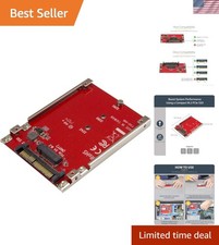 StarTech M.2 PCIe NVMe to U.2 SFF-8639 Adapter, 2.5in, TAA U2M2E125 picture