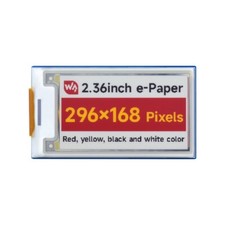 2.36inch e-Paper Module (G) 296×168 E-ink Display Red/Yellow/Black/White picture