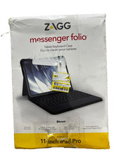 ZAGG Messenger Folio Bluetooth Tablet Keyboard & Case iPad Pro 11
