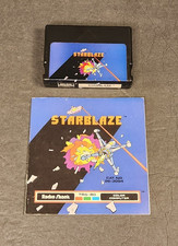 VINTAGE 1983 RADIO SHACK TRS-80 STARBLAZE VIDEO GAME CARTRIDGE W/ MANUAL TESTED picture