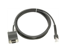 Zebra DB9 Female Straight RS232 Cable 7ft for Barcode Scanner CBA-R01-S07PAR picture