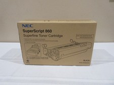 NEC SuperScript 860 Superfine Toner Cartridge Black 20-080 New Sealed picture