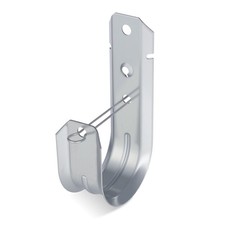 25 PCS 2 Inch Galvanized Steel JHook Heavy Duty Cable Support Clip Wall Mount picture