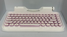 KNEWKEY RYMEK Typewriter Style Mechanical Wired & Wireless Keyboard /Read picture