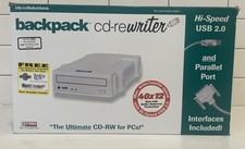 New MicroSolutions Backpack CD-Rewriter External CD-RW USB 2.0 picture